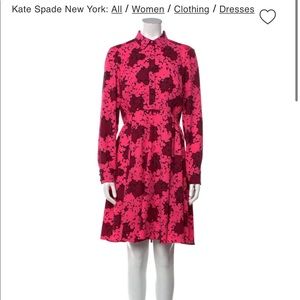 Kate Spade pink floral mini dress